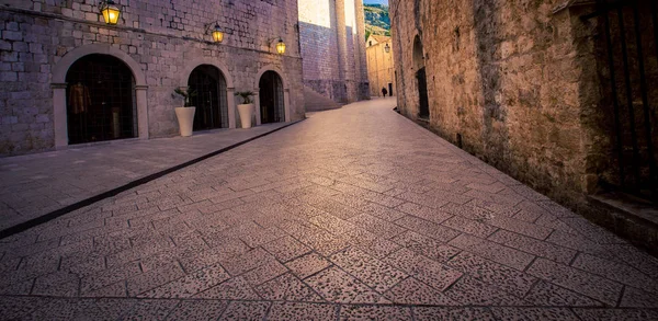 Rua Vazia Dubrovnik — Fotografia de Stock