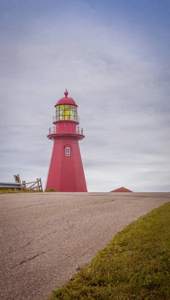 Red Lighthouse Quebec — Stock Photo, Image