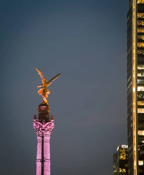 Estatua Alada Ciudad México — Foto de Stock