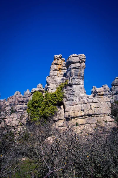 Torcal Formacje Antequera Hiszpania — Zdjęcie stockowe