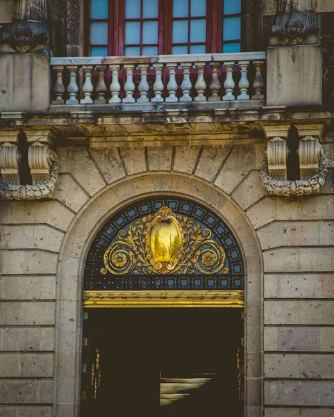 Balkon Und Eingang Mexiko Stadt — Stockfoto