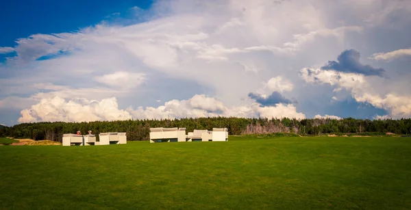 Outdoor Lawn Furniture Golf Course Nova Scotia — Stock Photo, Image