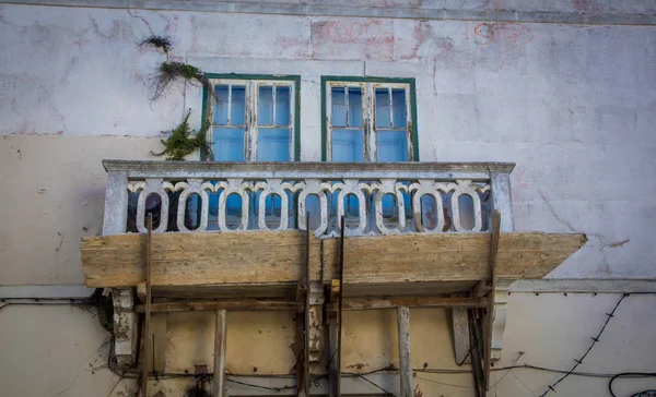 Stary Balkon Lagos Portugalia — Zdjęcie stockowe