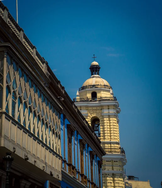 Torre Della Chiesa Lima Perù — Foto Stock