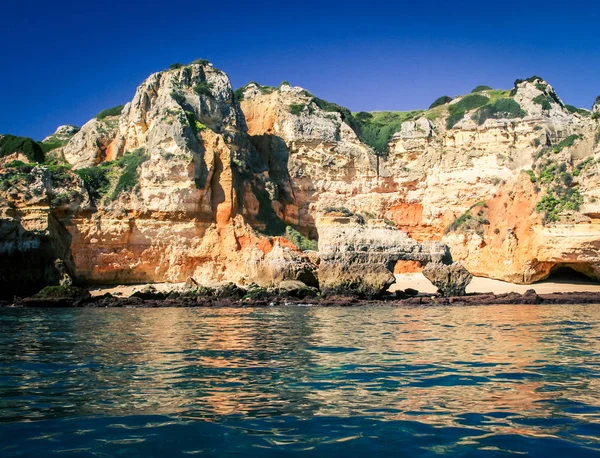 Rugged Coast Lagos Portugal — Stock Photo, Image