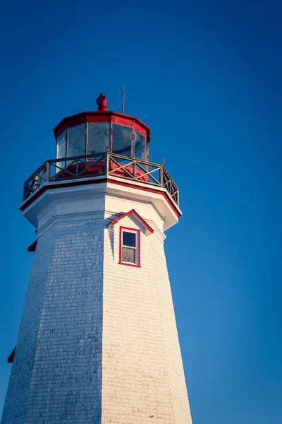 Ahşap Deniz Feneri Prince Edward Island — Stok fotoğraf