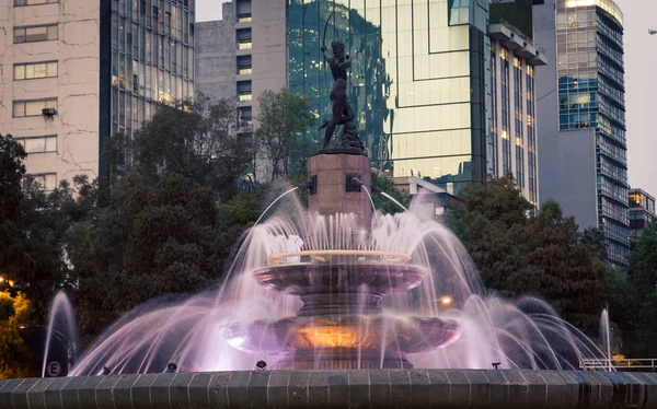 Fonte Cidade Mexicana — Fotografia de Stock