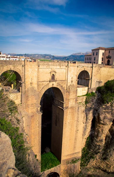 Міст Ronda Іспанії — стокове фото