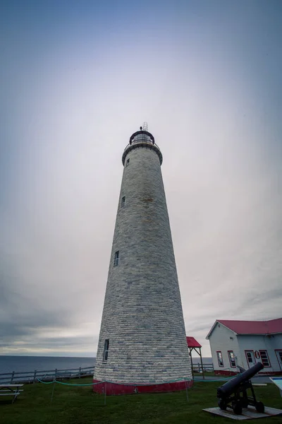 Маяк Квебек Gaspe — стокове фото