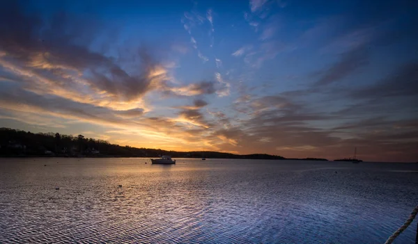 Východ Slunce Loď Nova Scotia — Stock fotografie