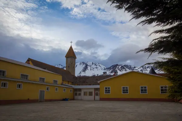 Torre Iglesia Ushuaia Argentina — Foto de Stock