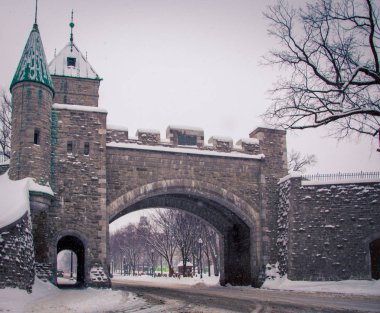 Quebec 'te kışın güçlendirilmiş duvar