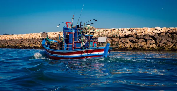 Fishing Boat Lagos Portugal — 스톡 사진