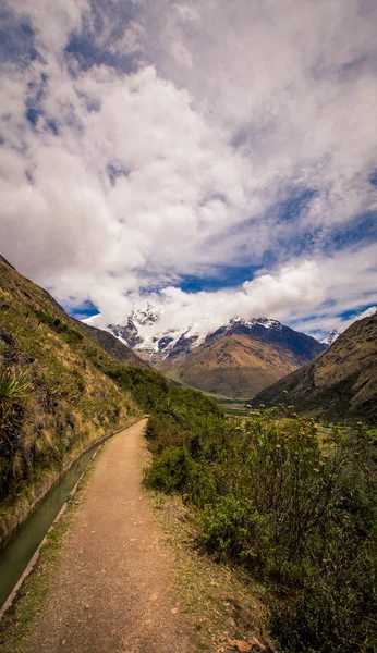 Sentier Randonnée Andres Montagne Pérou — Photo