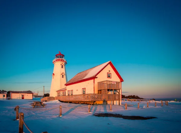 Lighthouse Sunrise Prince Edward Island — Stock Photo, Image