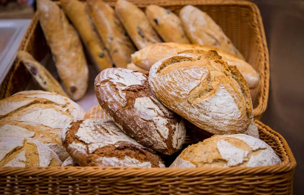 Fresh Bread Farmers Market — Stock Photo, Image