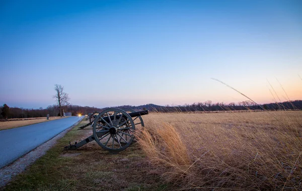 Cañones Guerra Civil Gettysburg — Foto de Stock