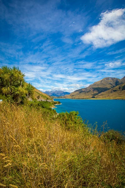 Yeni Zelanda Daki Güney Adası Nda Göl — Stok fotoğraf