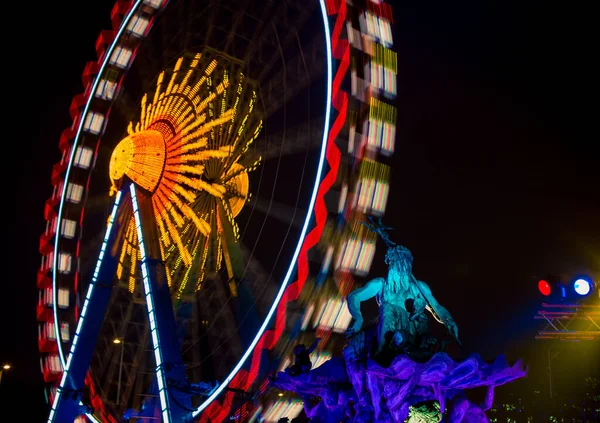 Noria Noche Berlín —  Fotos de Stock