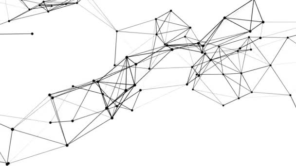 Elegante Ingeniería Abstracta Tecnología Fondo Movimiento Ciencia Papel Pintado Dinámico — Vídeo de stock