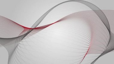 Zarif soyut ve dinamik çizgiler hareket. İş ve office Tema. Soyut şık dalga animasyon. -3d işleme bilgisayar oluşturulan