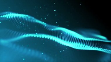 Soyut fantezi dizeleri hareket arka plan. 3D render