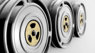 Soyut endüstriyel çelik dişli mekanizması. Fantezi teknoloji ve mühendislik arka plan. Alan ayarları derinliği. 3D render.