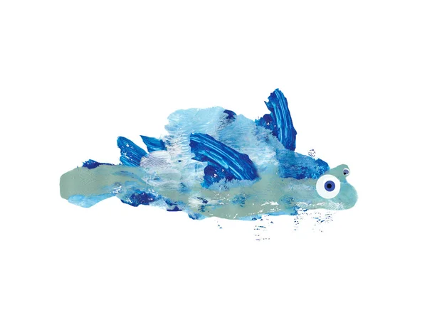 Bleu poisson conte — Photo