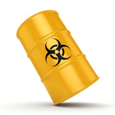 3D render biohazard varil