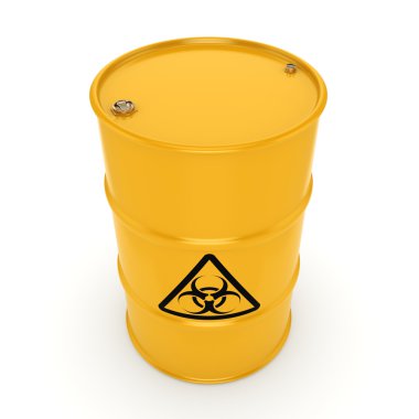 3D render biohazard varil