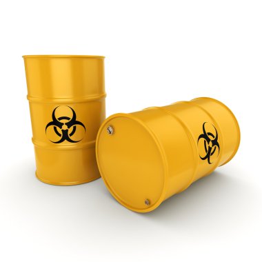 3 boyutlu biyolojik tehlike varilleri oluşturuluyor