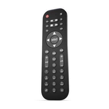 3D render Tv uzaktan