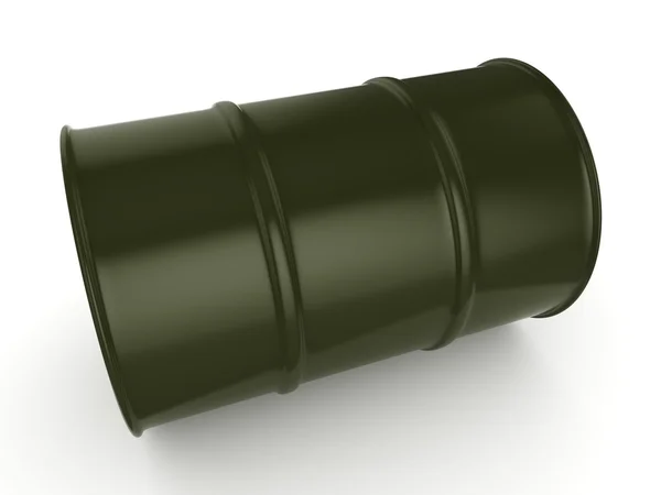 3D rendering khaki barrel — Stock Photo, Image