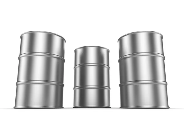 3D renderização barril de alumínio — Fotografia de Stock