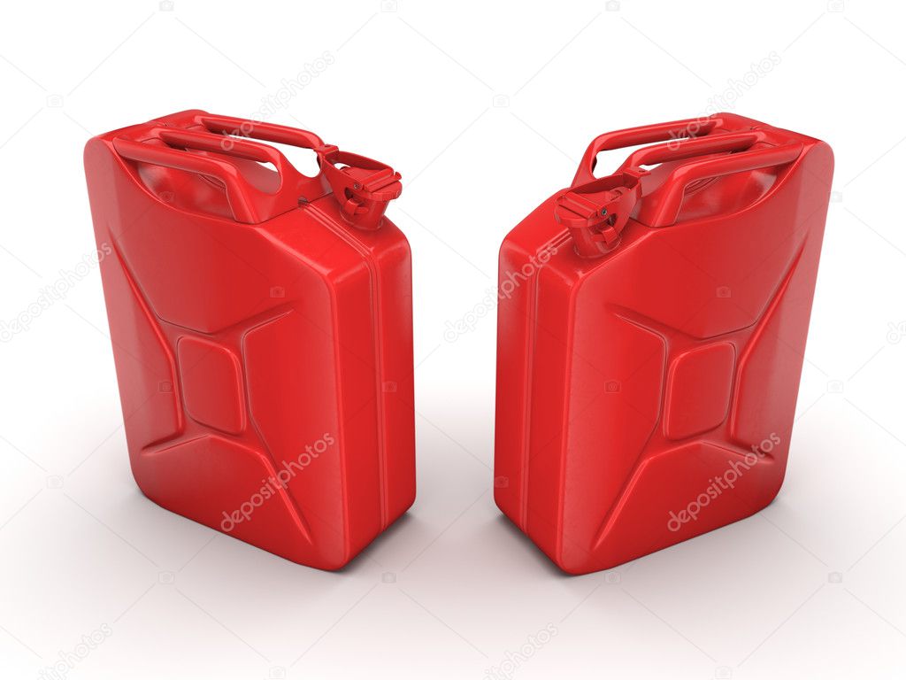 3D rendering jerrycans