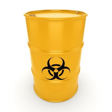 3D render biohazard varil