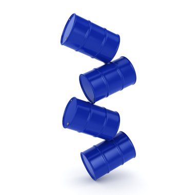 3D Render mavi varil