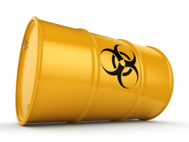 3D render biohazard varil