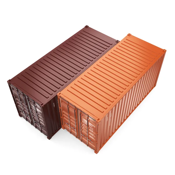 3D rendering containers — Stock Photo, Image