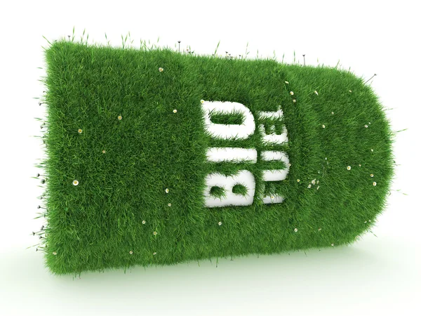 Barril de renderização 3D de biocombustíveis — Fotografia de Stock
