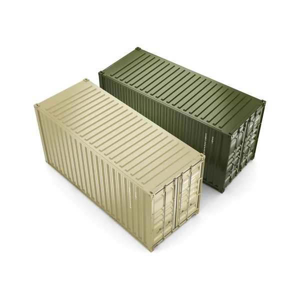 3D rendering container — Stock Photo, Image