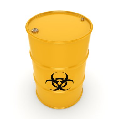 3D render biohazard varil