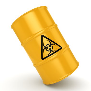 3D render biohazard varil