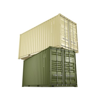 3D render konteyner