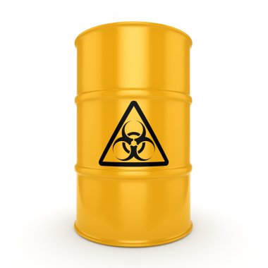 3D render biohazard varil