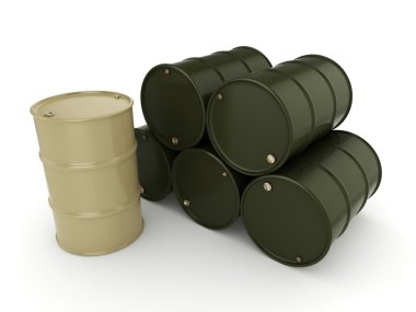 3D render haki varil