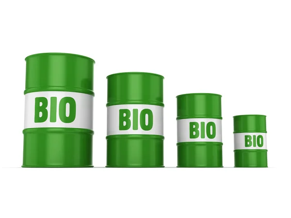 Rendu 3D baril de biocarburants — Photo
