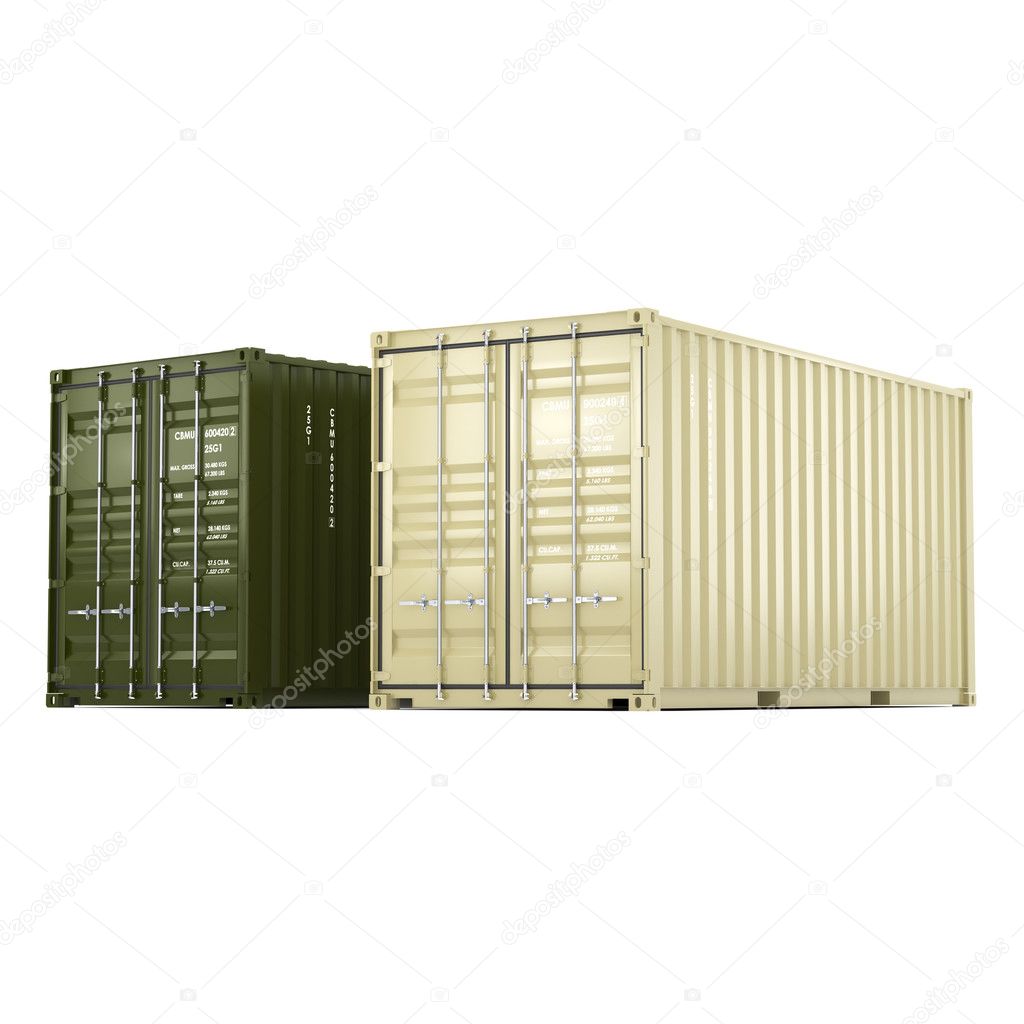 3D rendering container Stock Photo by ©apopium 125990580