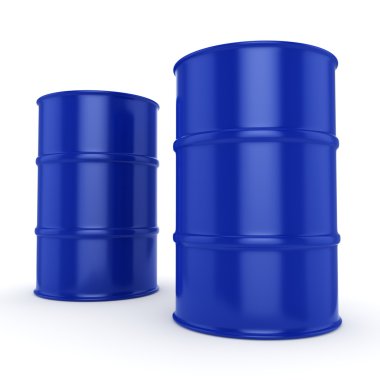 3D Render mavi varil