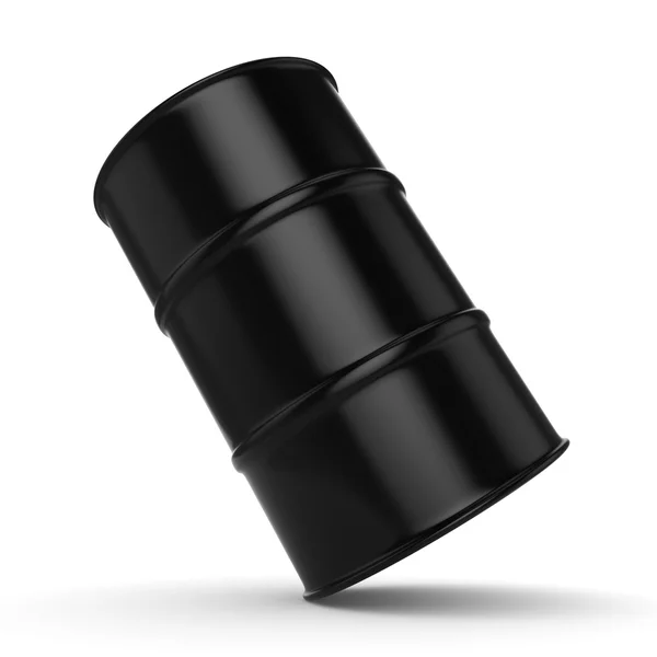 Representación 3D barril negro —  Fotos de Stock
